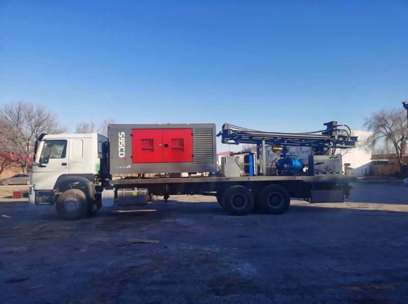 شاحنة حفر آبار المياه SINOTRUK 6X6 CDC-600K 600m